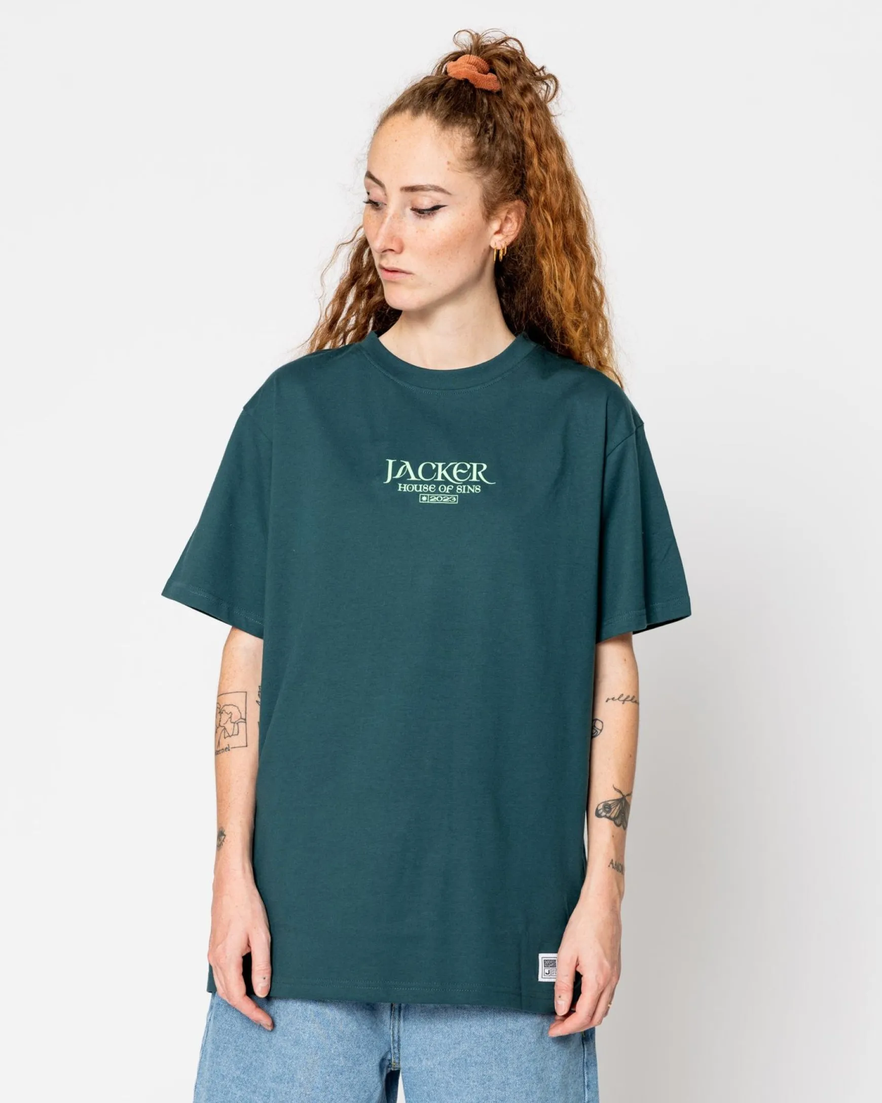 Jacker House Of Sins-T-Shirt-Dark Teal