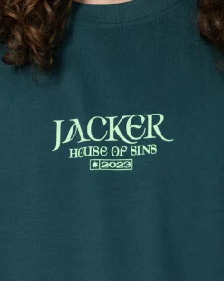 Jacker House Of Sins-T-Shirt-Dark Teal