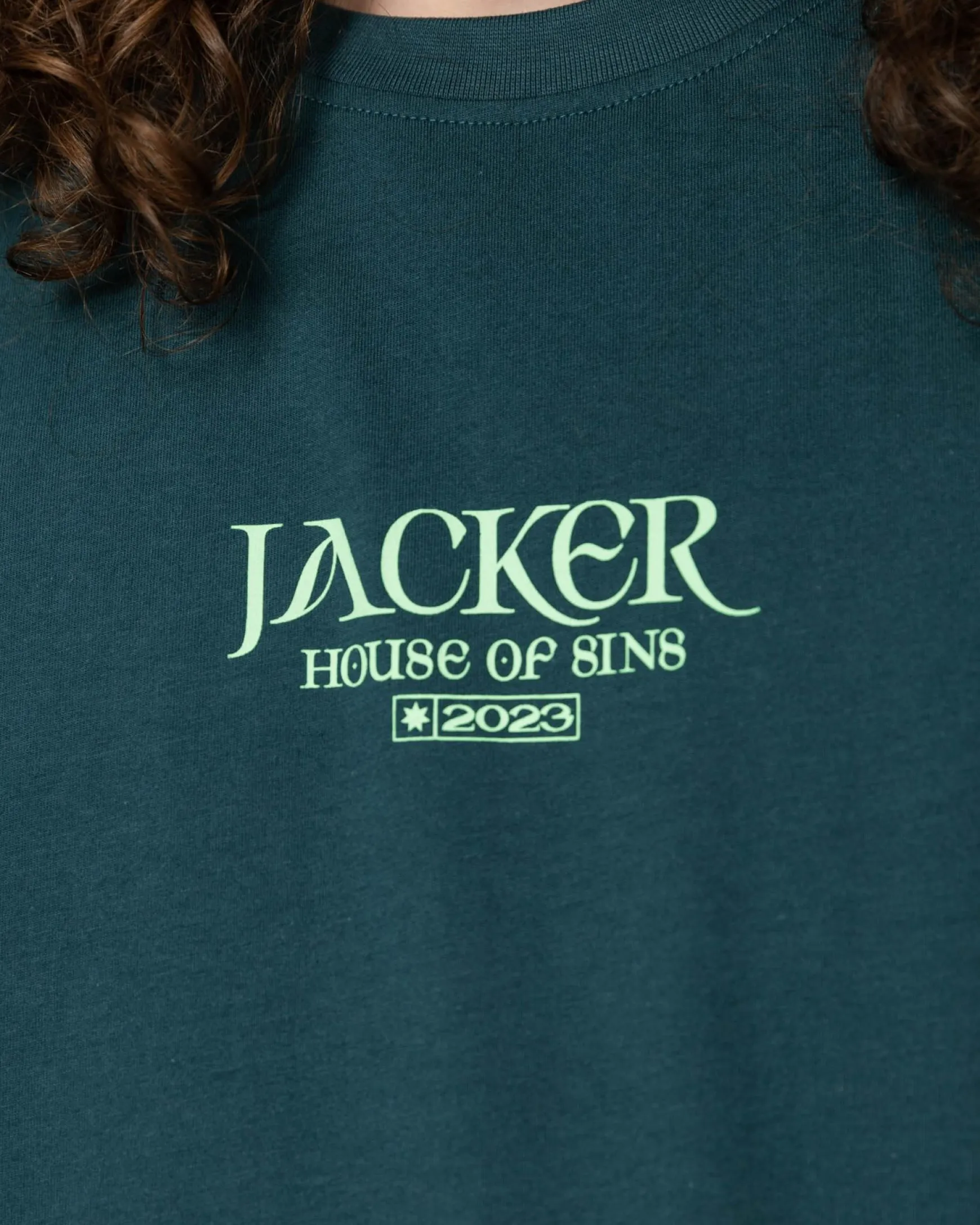 Jacker House Of Sins-T-Shirt-Dark Teal