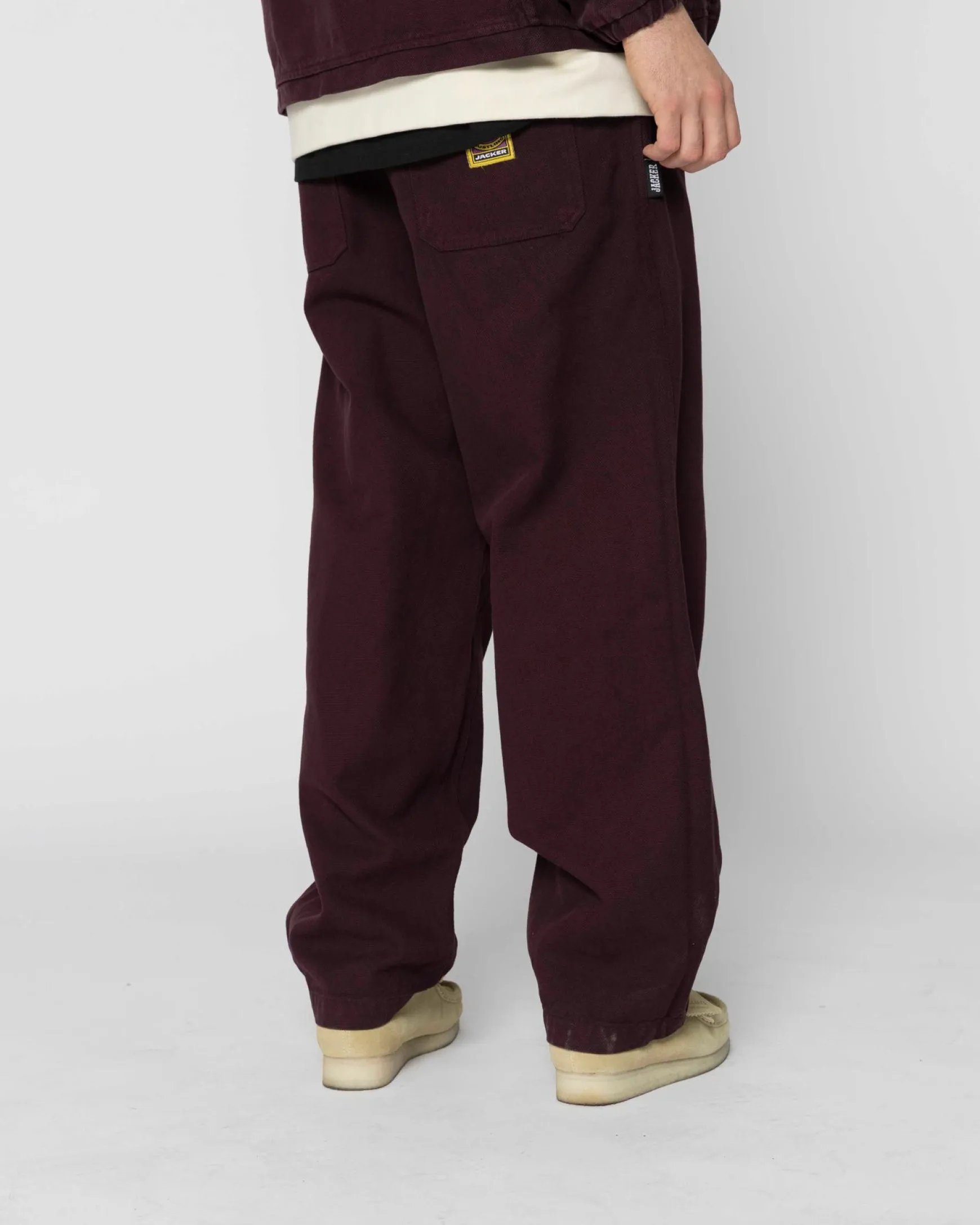 Jacker Hustlers Dyed Chino-Pant-Purple