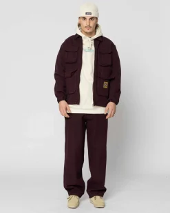 Jacker Hustlers Dyed Chino-Pant-Purple