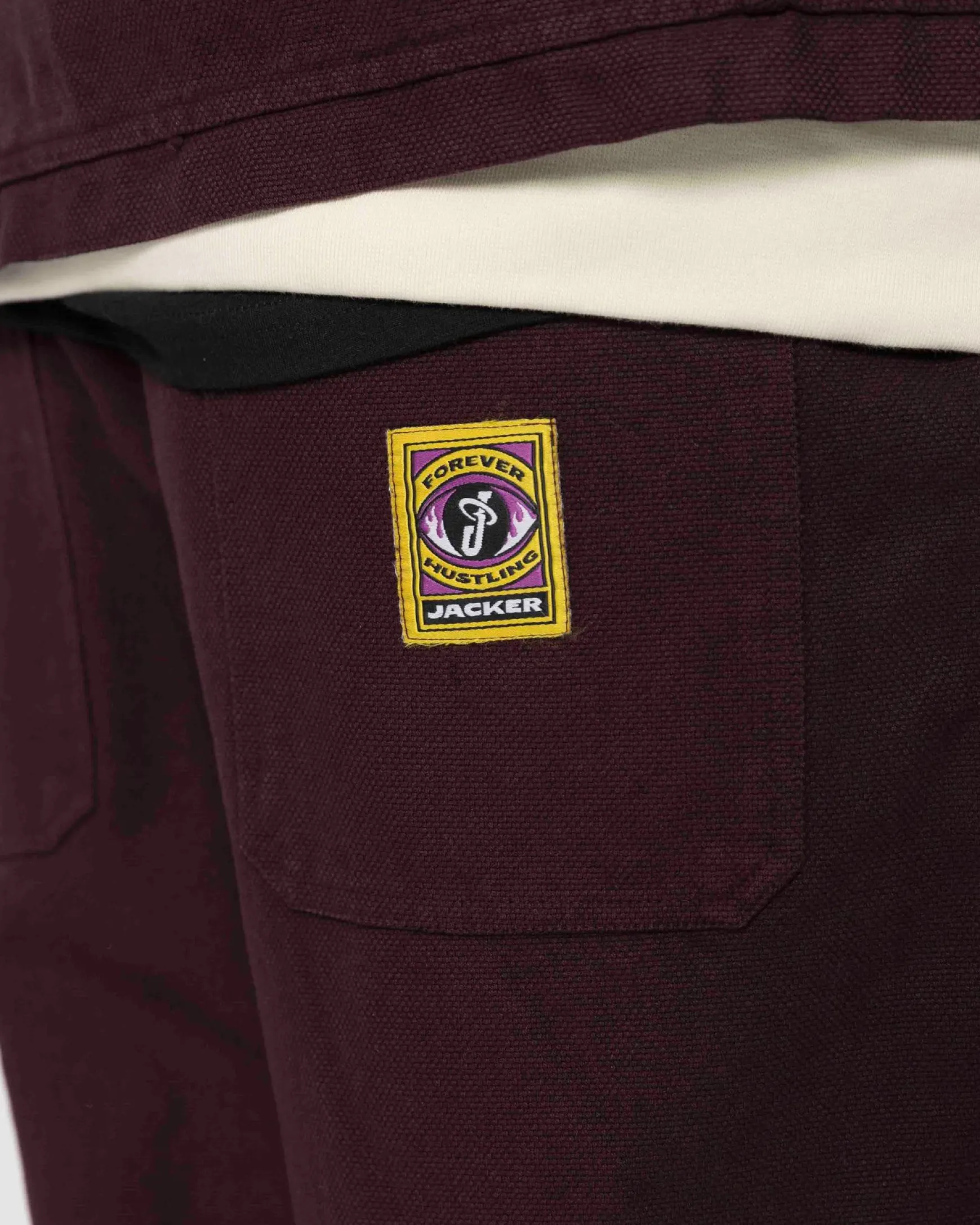 Jacker Hustlers Dyed Chino-Pant-Purple