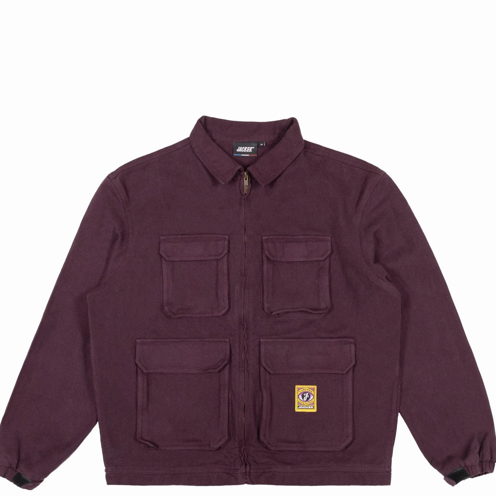 Jacker Hustlers Dyed-Jacket-Purple
