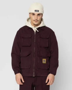 Jacker Hustlers Dyed-Jacket-Purple