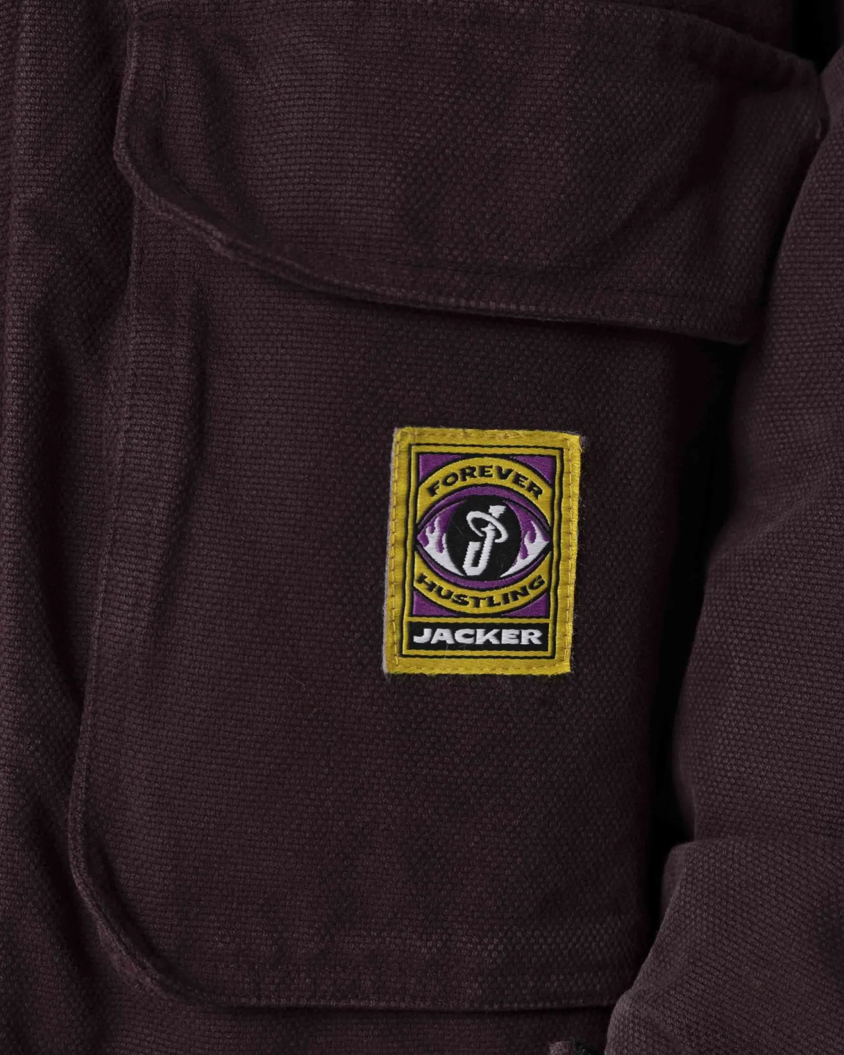 Jacker Hustlers Dyed-Jacket-Purple