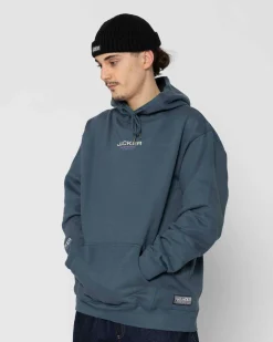 Jacker Hustler Service-Hoodie-Blue