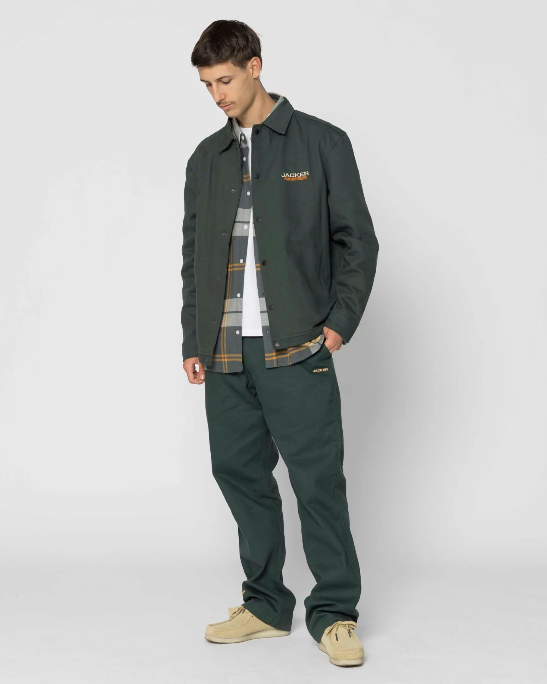 Jacker Hustler Service-Jacket-Green