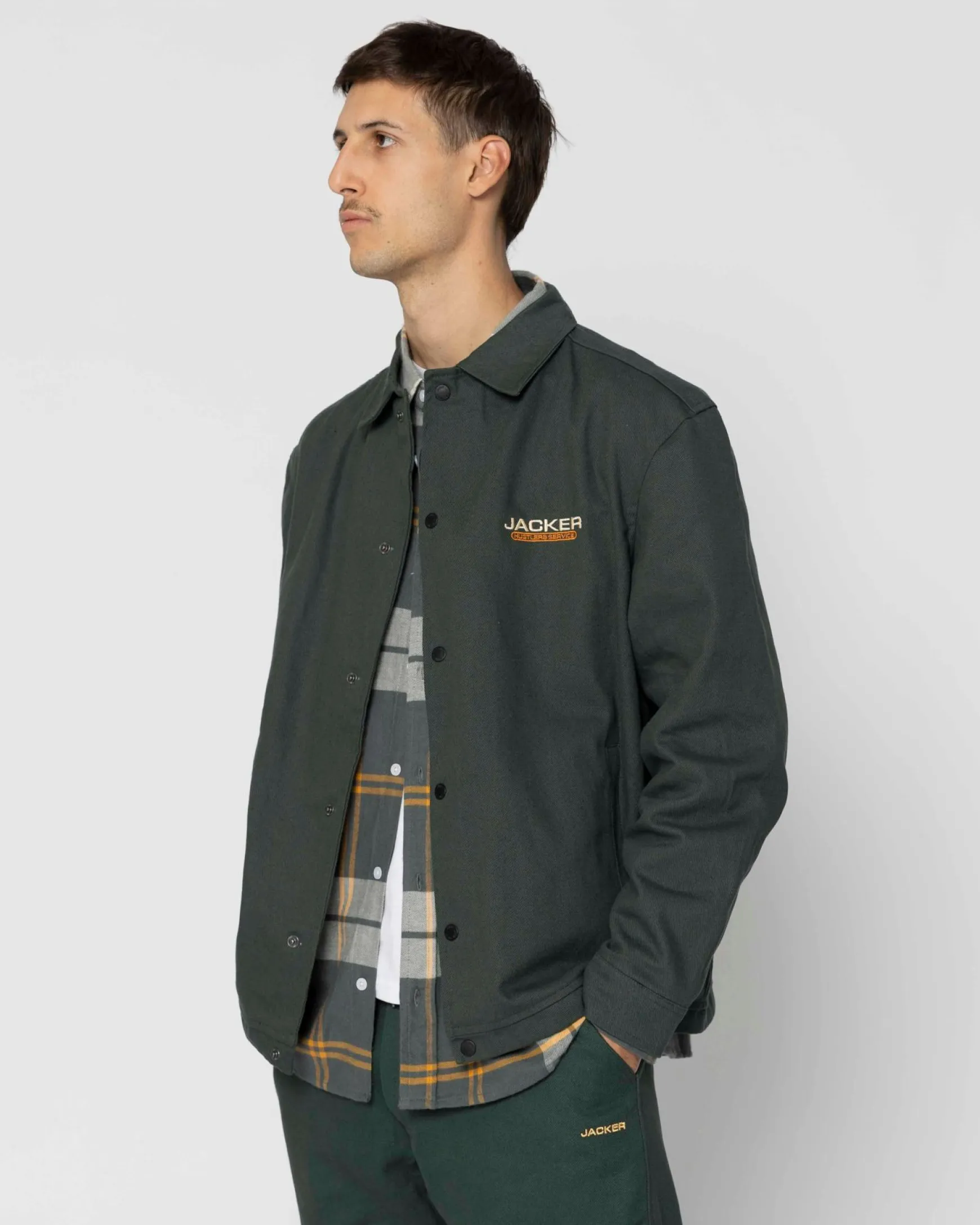 Jacker Hustler Service-Jacket-Green