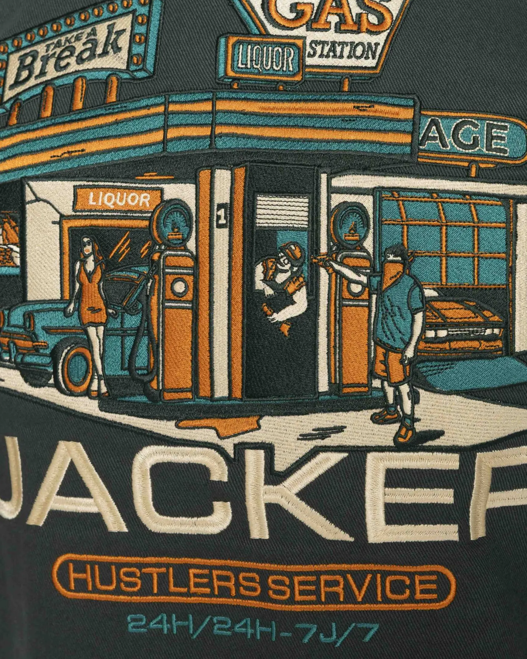 Jacker Hustler Service-Jacket-Green