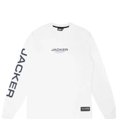 Jacker Hustler Service-Long Sleeves-White