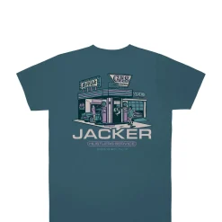 Jacker Hustler Service-T-Shirt-Blue