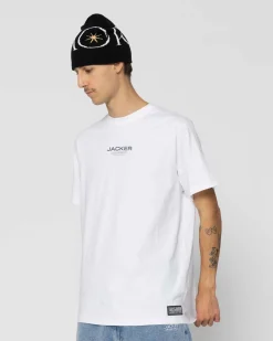 Jacker Hustler Service-T-Shirt-White