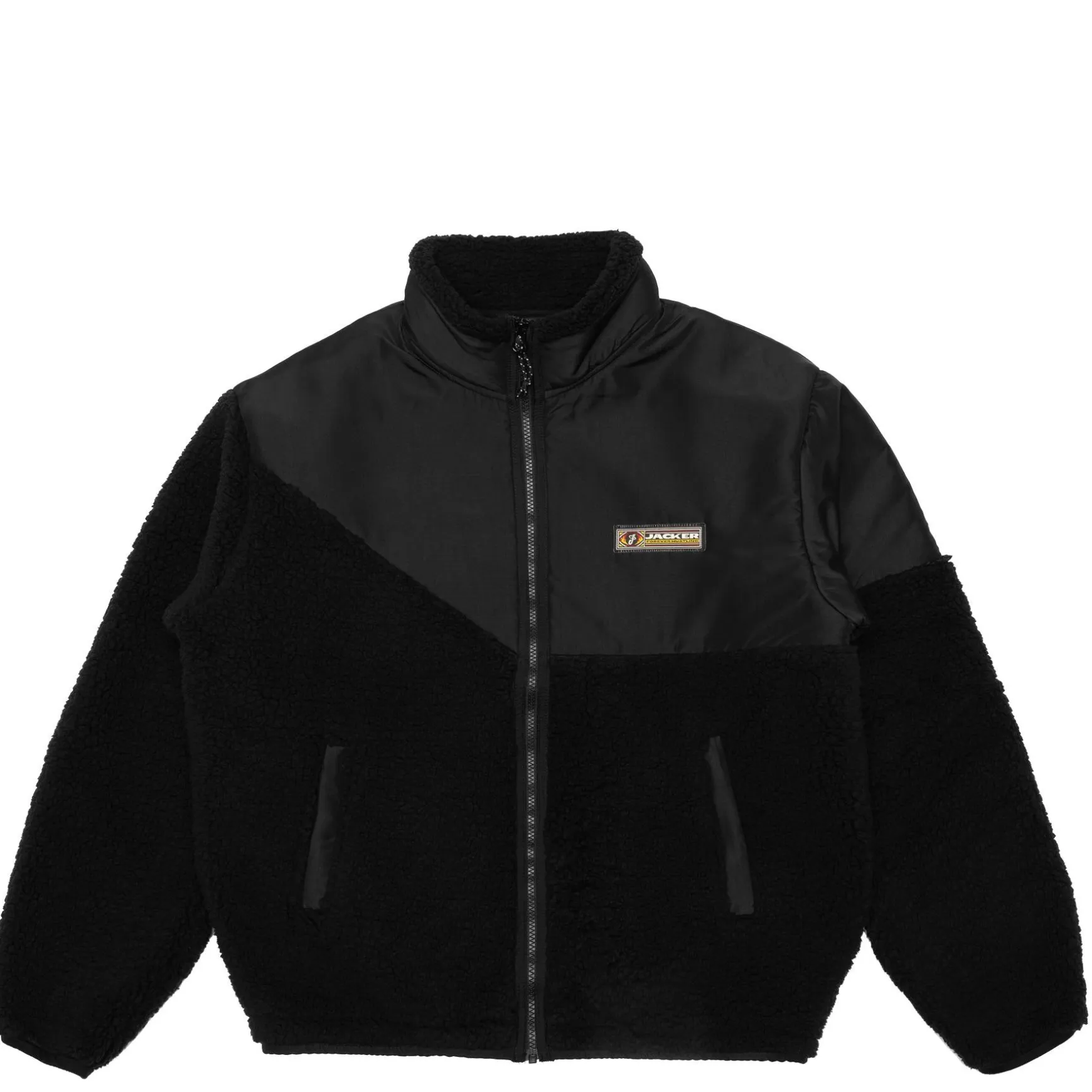 Jacker Hustlers-Jacket Sherpa-Black