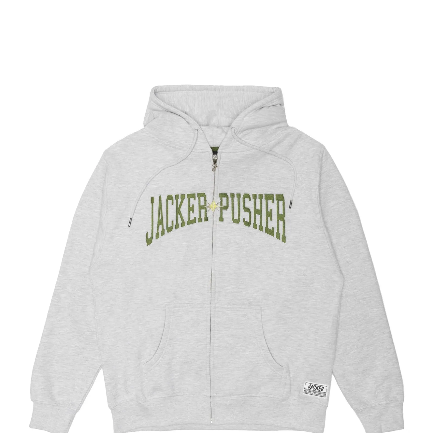 Jacker X Pusher-Hoodie-Heather Grey