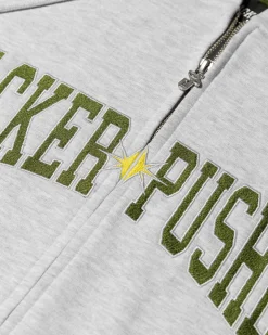 Jacker X Pusher-Hoodie-Heather Grey