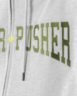 Jacker X Pusher-Hoodie-Heather Grey