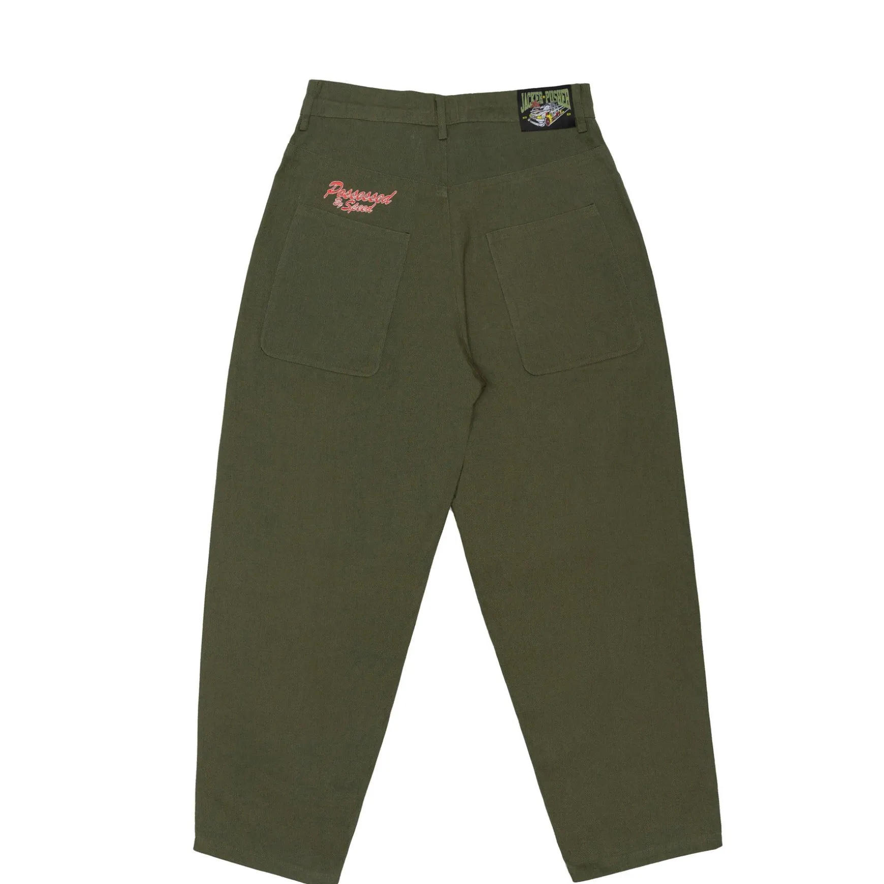 Jacker X Pusher-Pant-Kaki Green