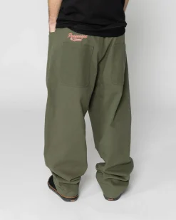 Jacker X Pusher-Pant-Kaki Green