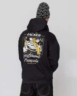 Jacker Junk Food-Hoodie-Black