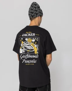 Jacker Junk Food-T-Shirt-Black