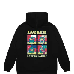 Jacker Lazy-Hoodie-Black