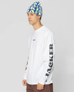 Jacker Lazy-Long Sleeves-White