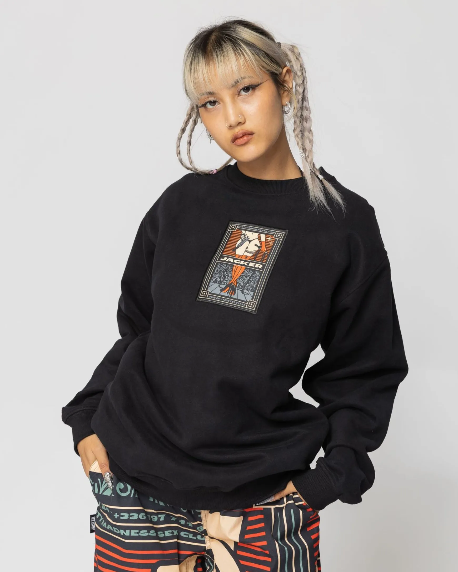 Jacker Lust-Crewneck-Black