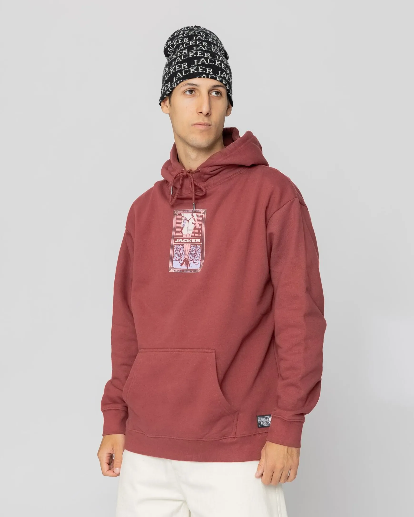 Jacker Lust-Hoodie-Brick