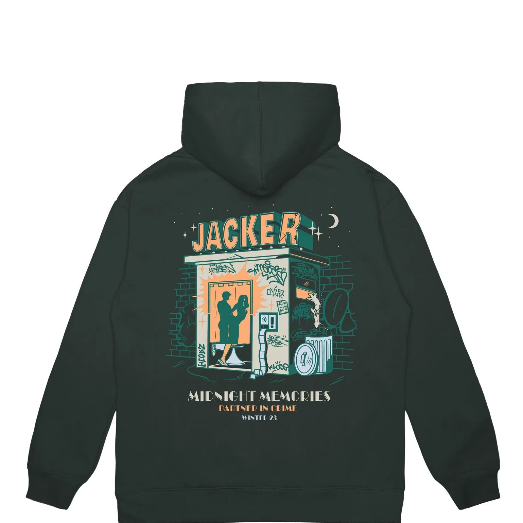 Jacker Memories-Hoodie-Green