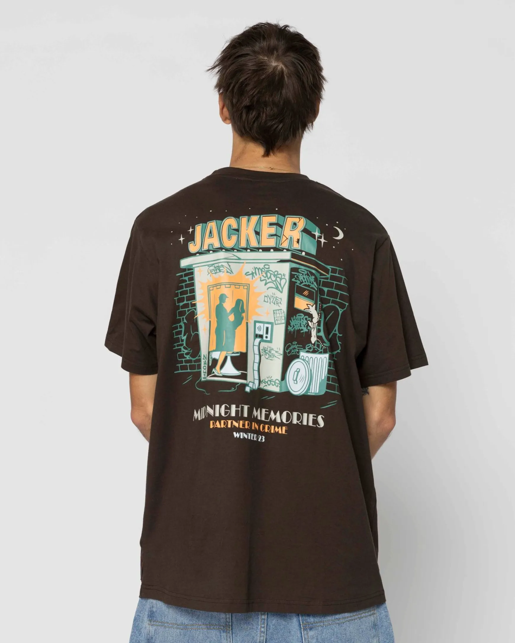 Jacker Memories-T-Shirt-Brown