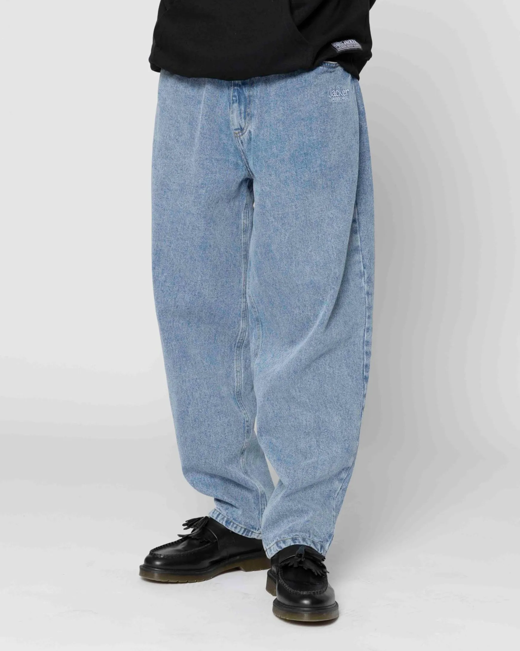 Jacker Nostalgia-Baggy Pant-Washed Blue