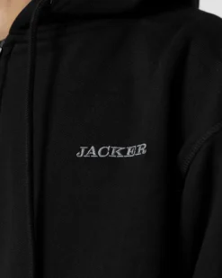 Jacker Notorious-Zipped Hoodie-Black