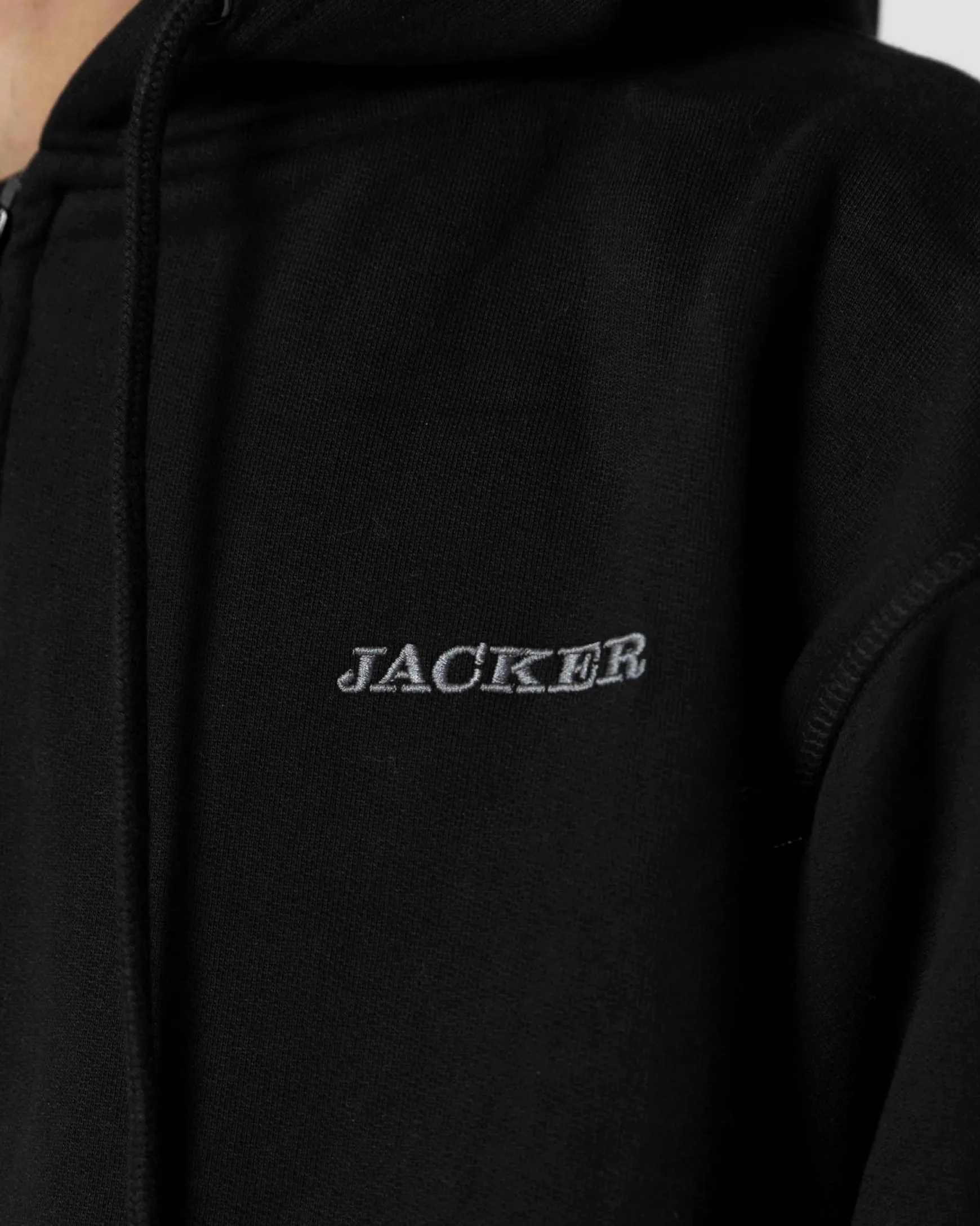 Jacker Notorious-Zipped Hoodie-Black