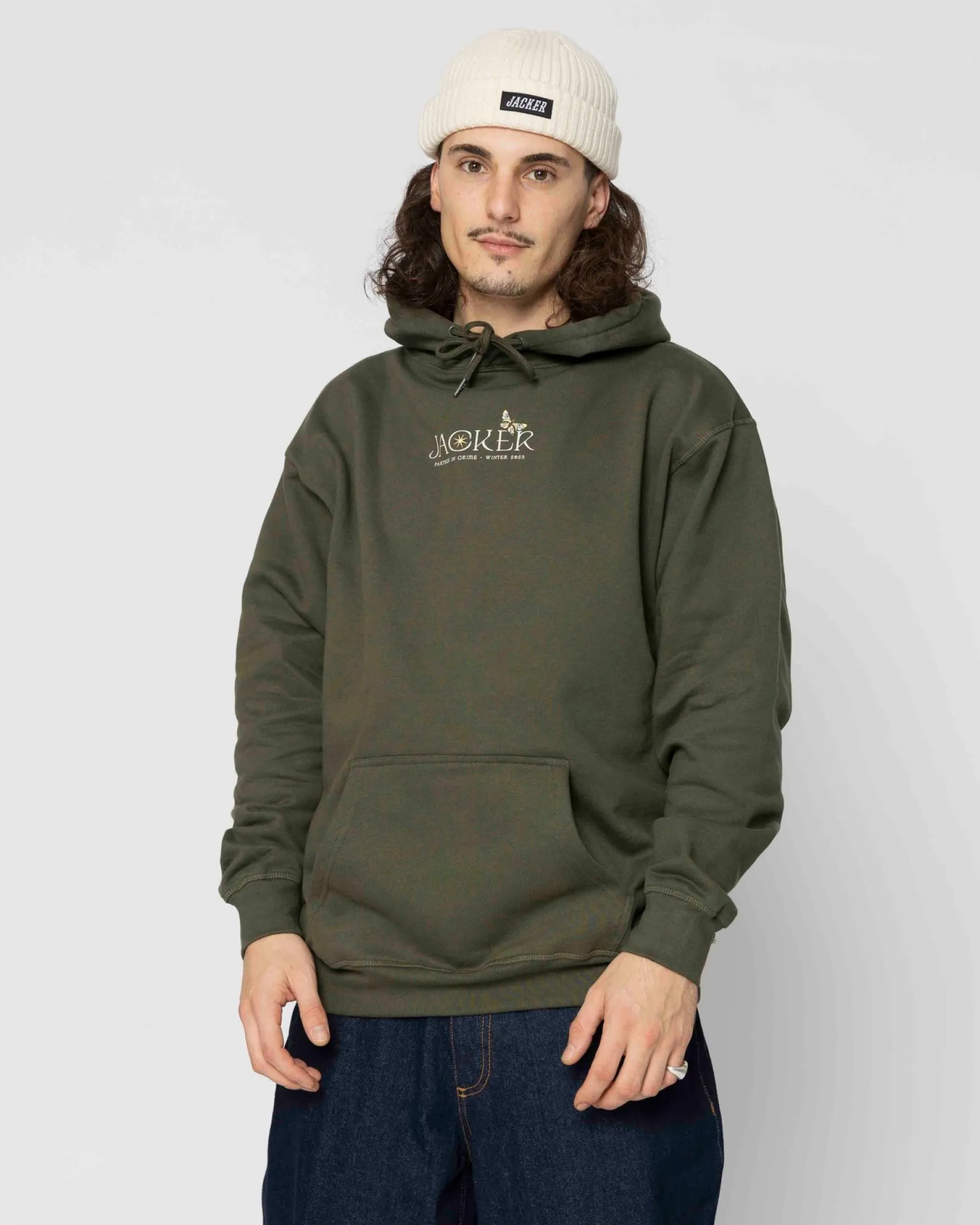 Jacker Paradise-Hoodie-Green