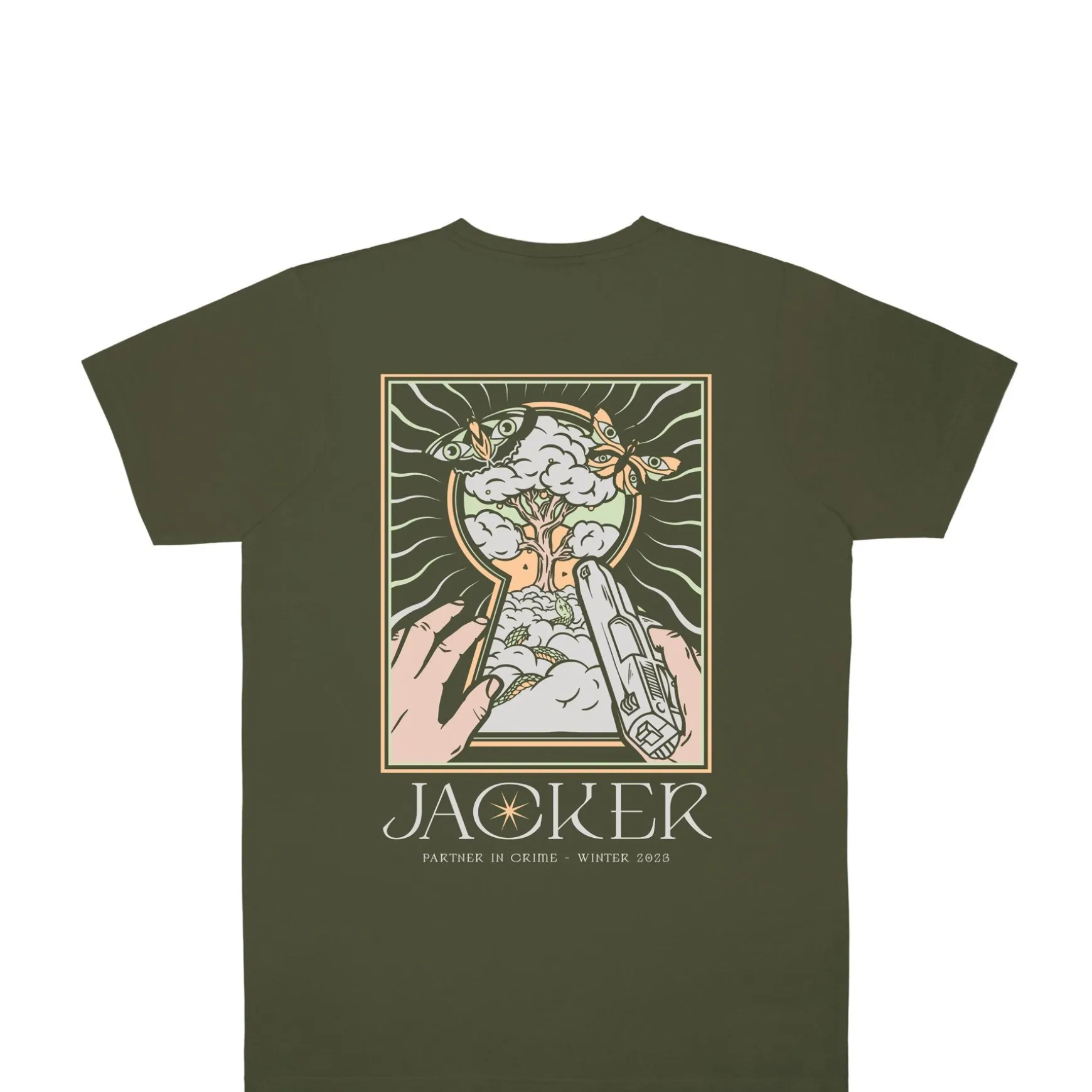 Jacker Paradise-T-Shirt-Green