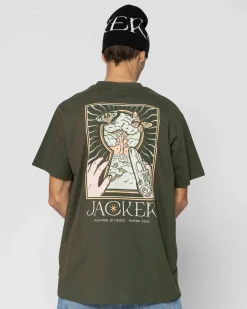 Jacker Paradise-T-Shirt-Green