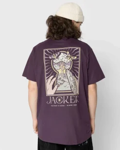 Jacker Paradise-T-Shirt-Purple