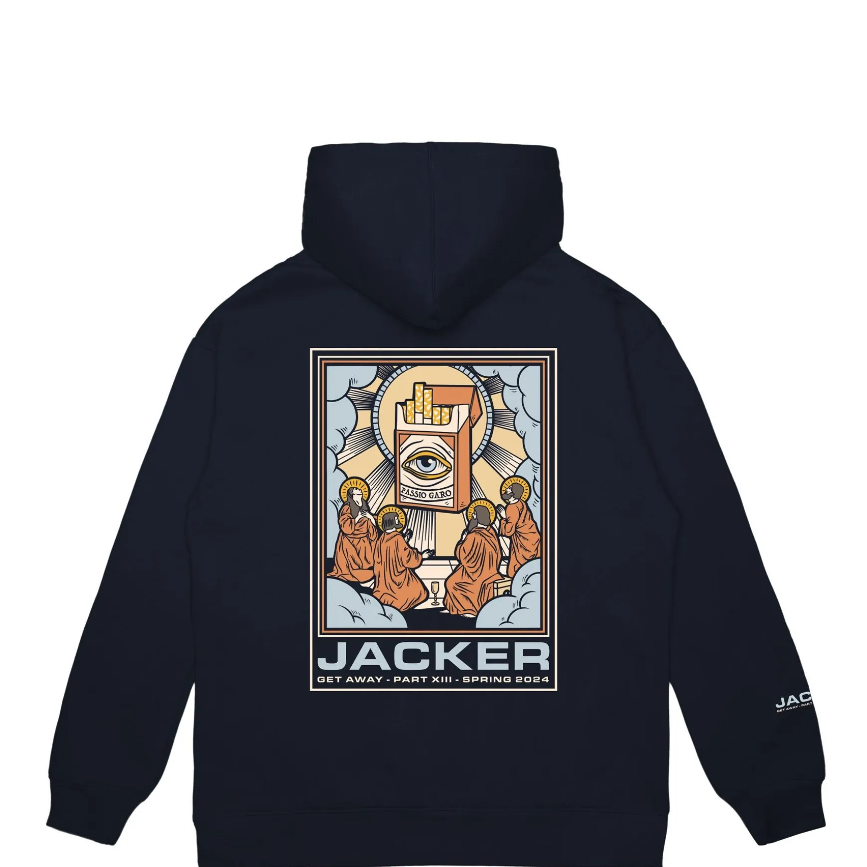 Jacker Passio Garo Hoodie-Navy