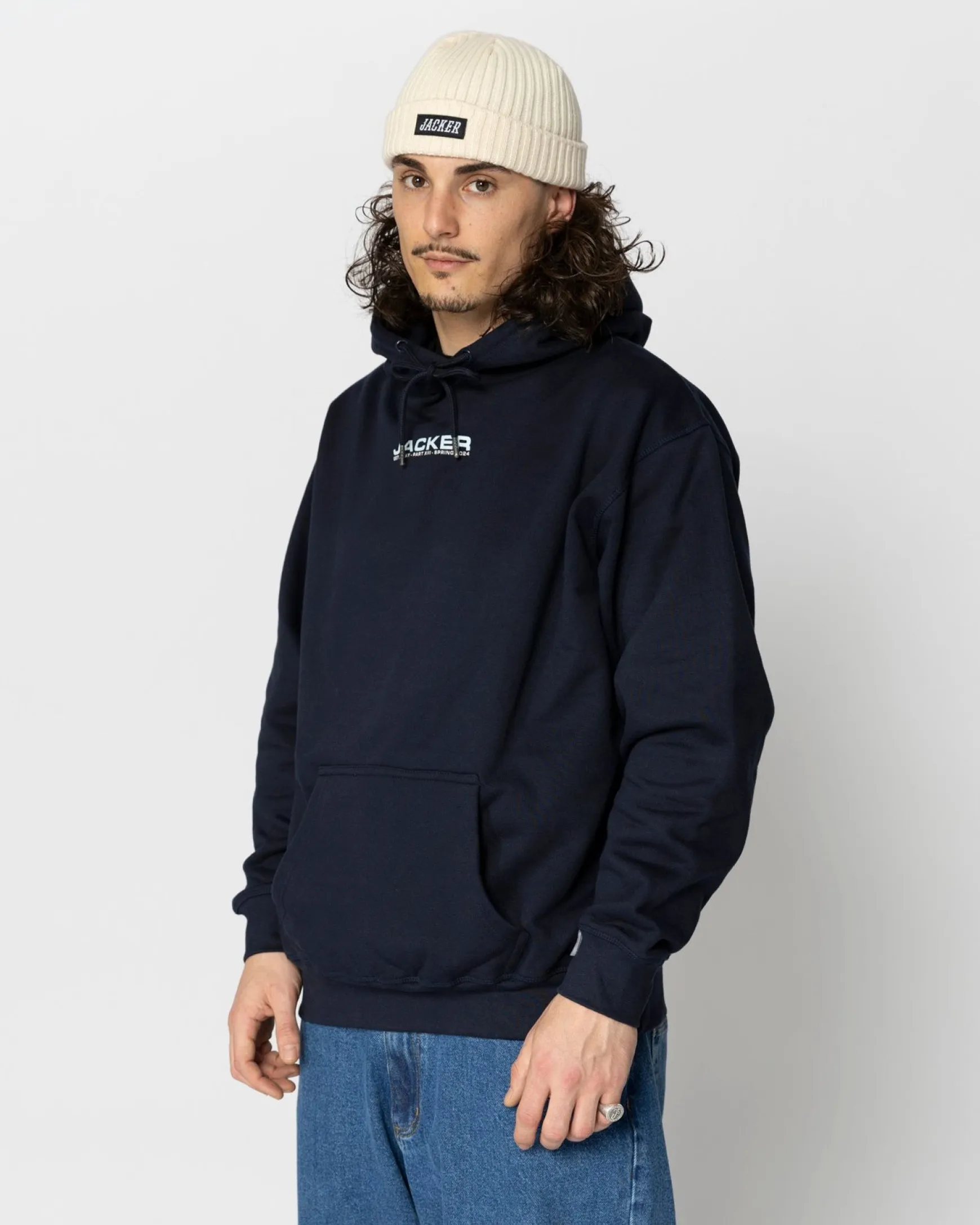 Jacker Passio Garo Hoodie-Navy