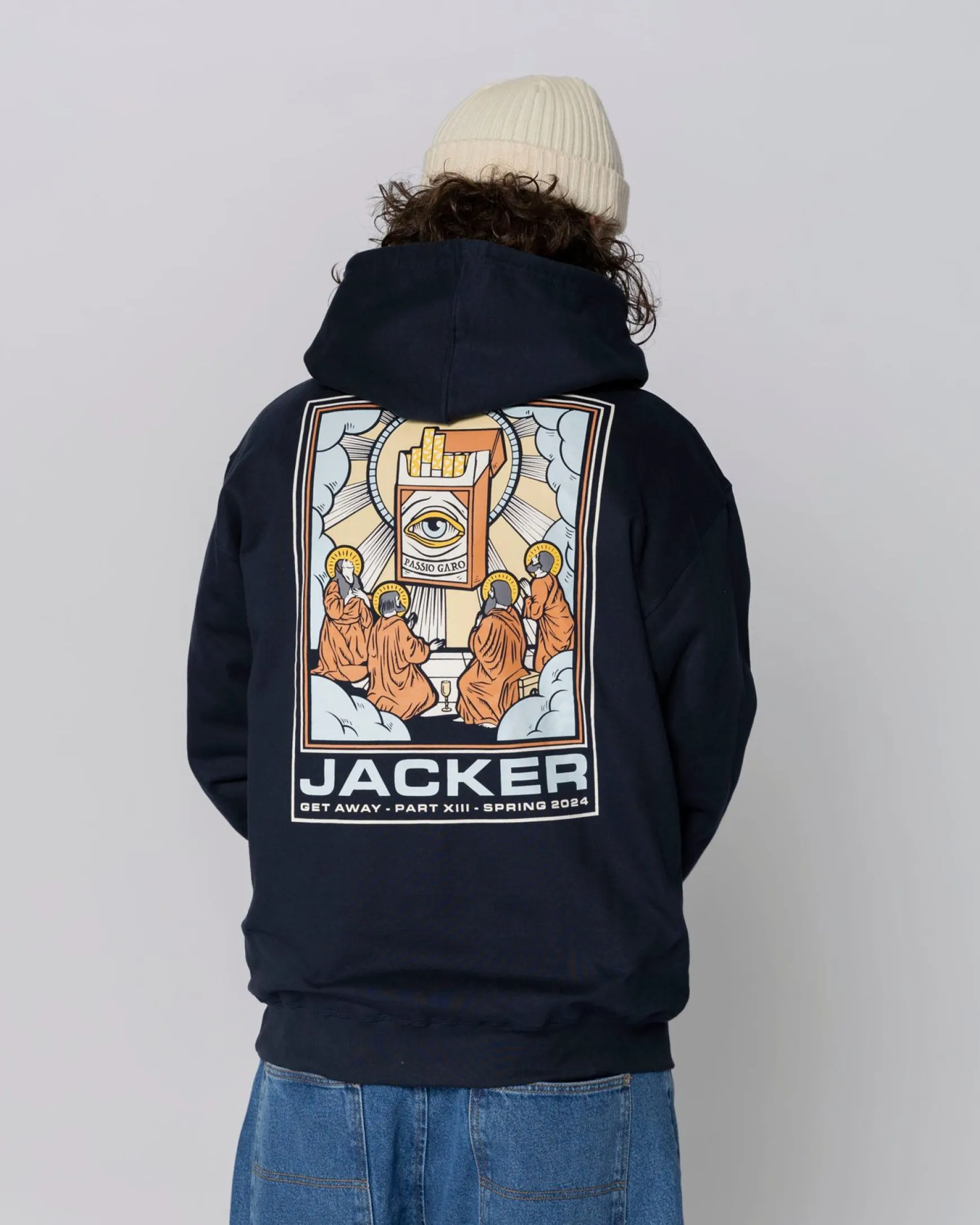 Jacker Passio Garo Hoodie-Navy