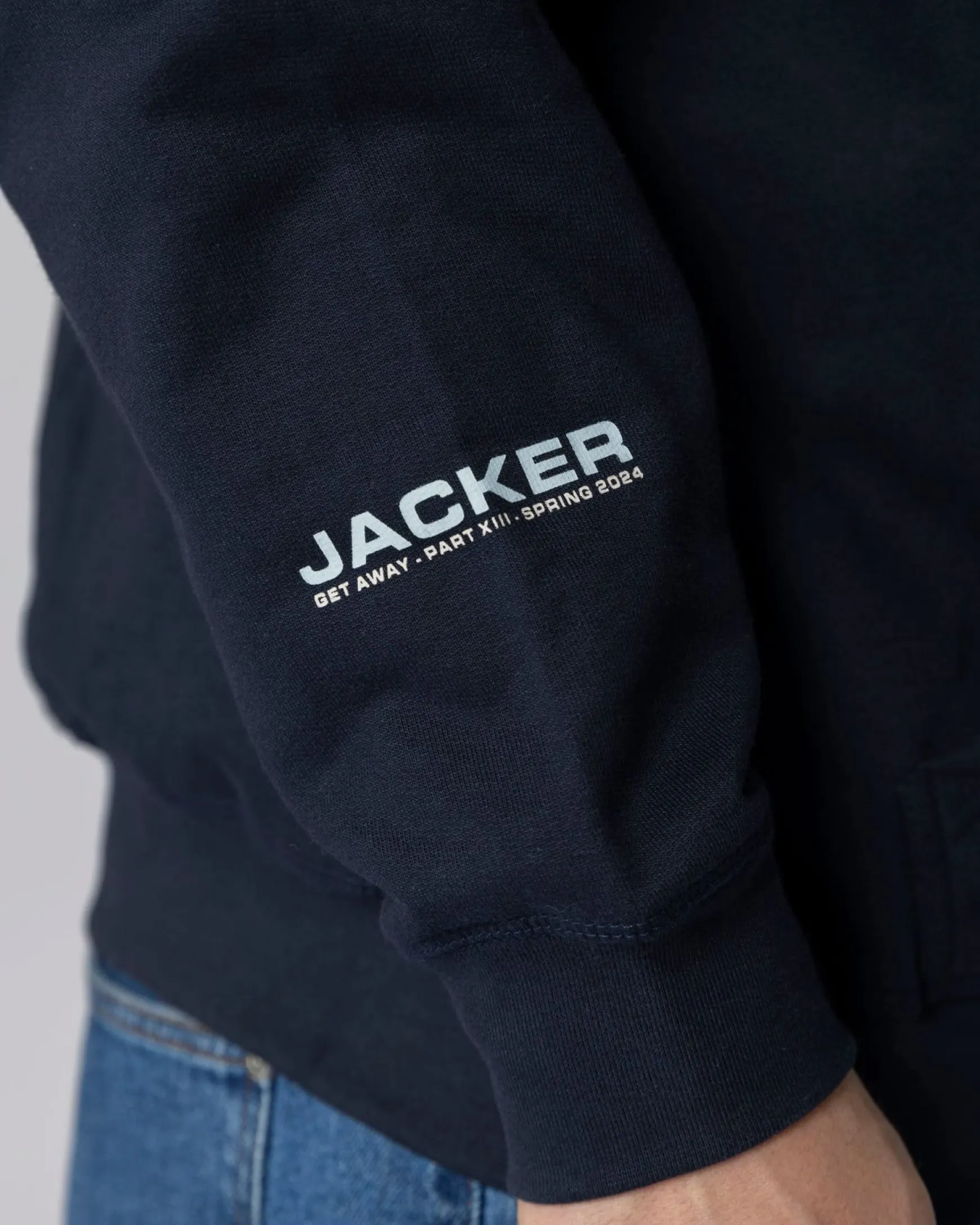 Jacker Passio Garo Hoodie-Navy
