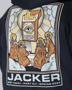 Jacker Passio Garo Hoodie-Navy