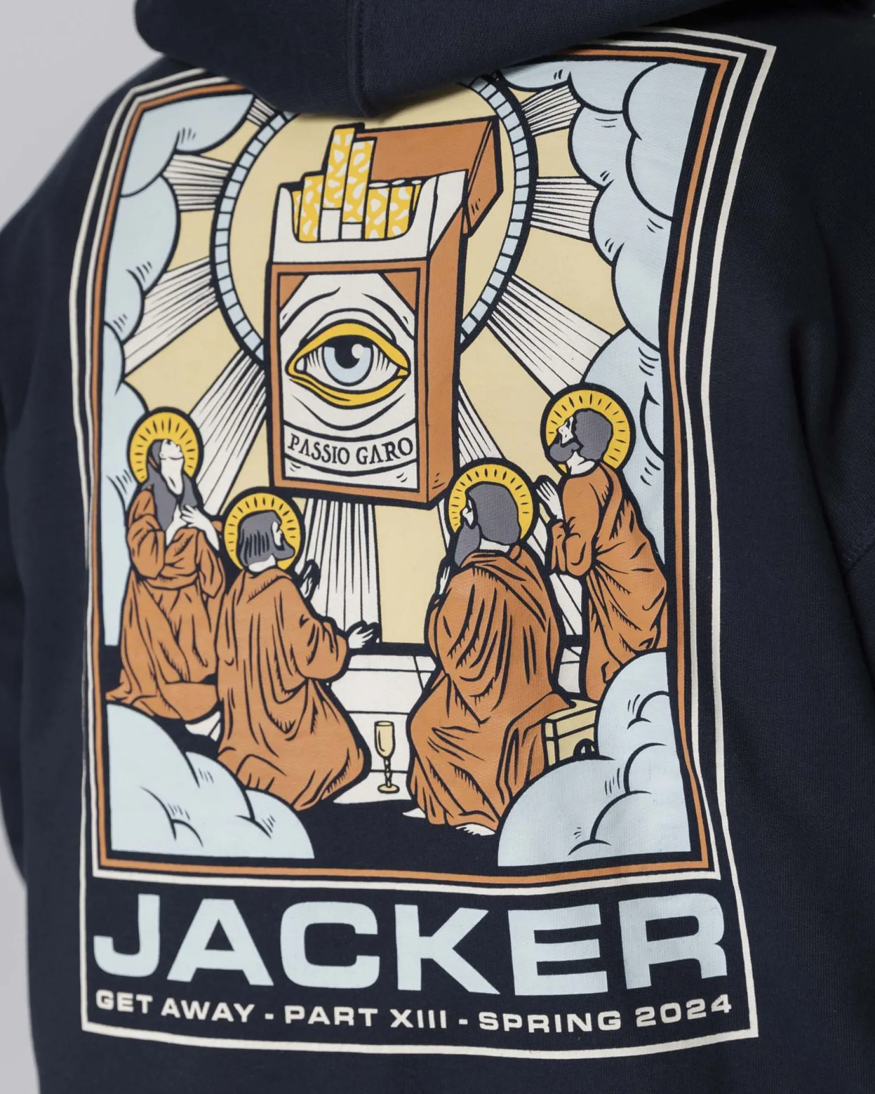 Jacker Passio Garo Hoodie-Navy