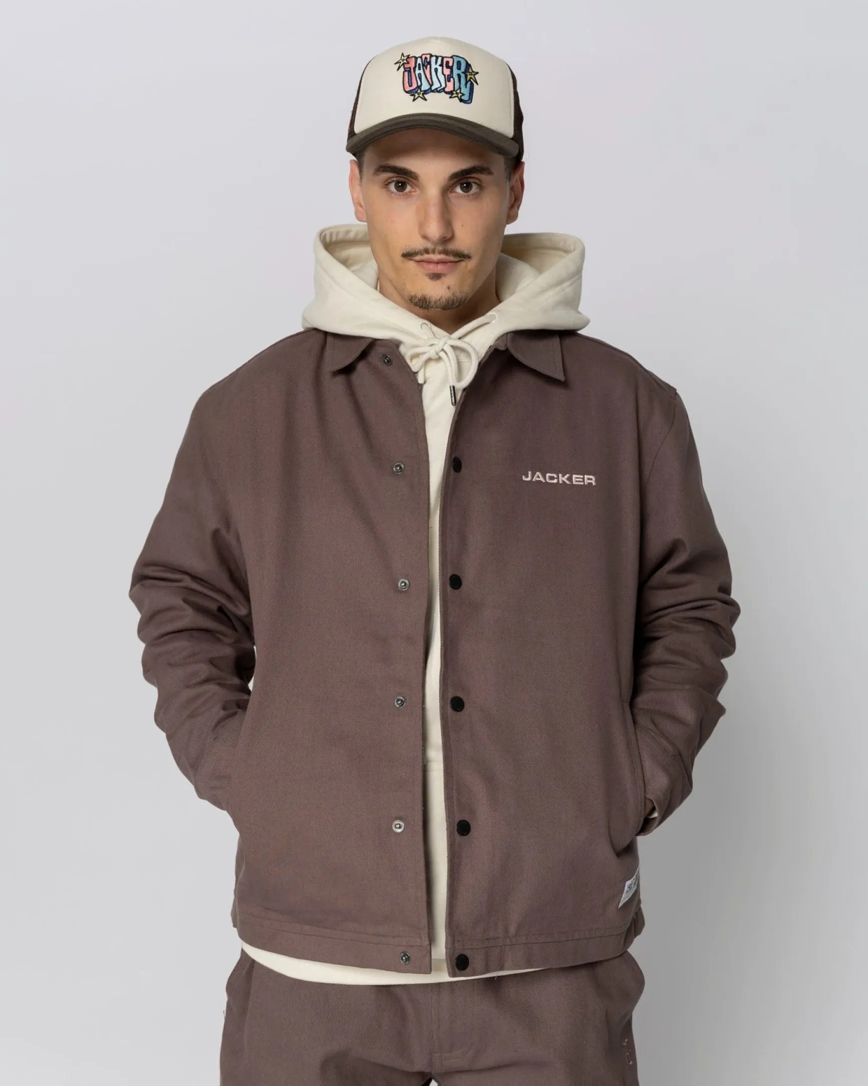 Jacker Passio Garo Jacket-Taupe