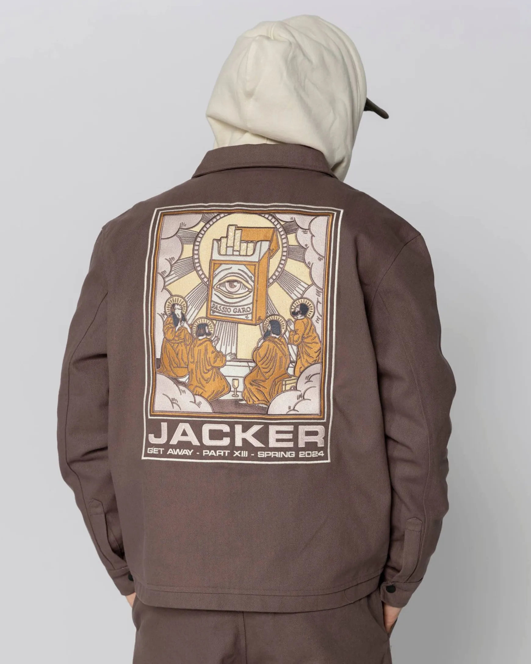 Jacker Passio Garo Jacket-Taupe