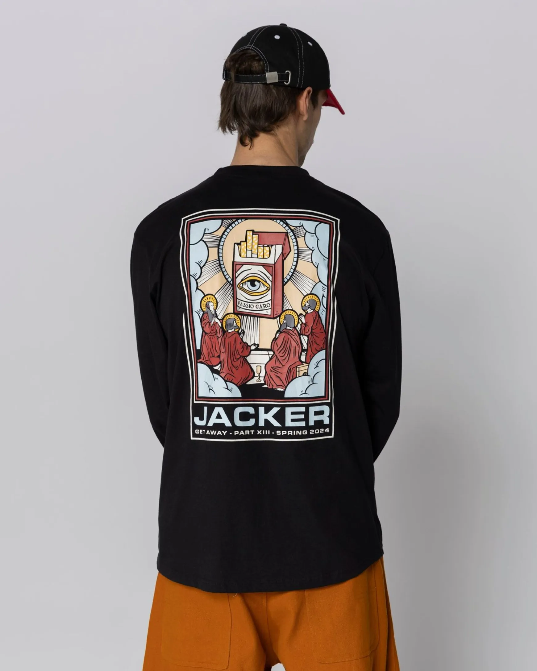 Jacker Passio Garo Long Sleeves-Black