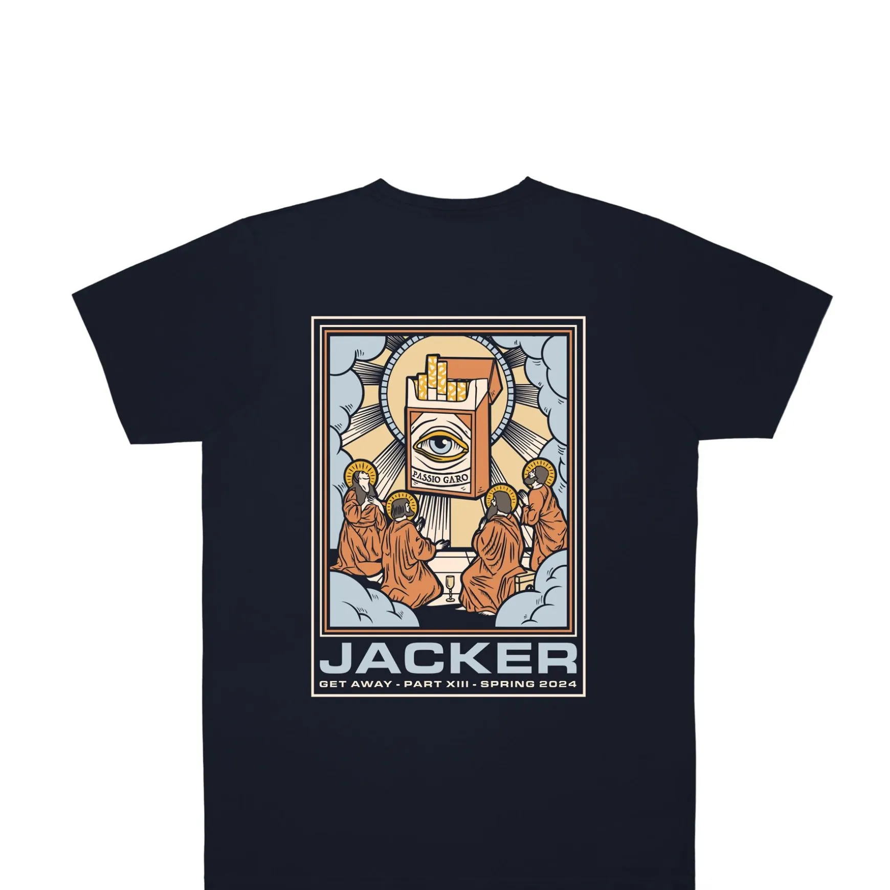 Jacker Passio Garo T-Shirt-Navy