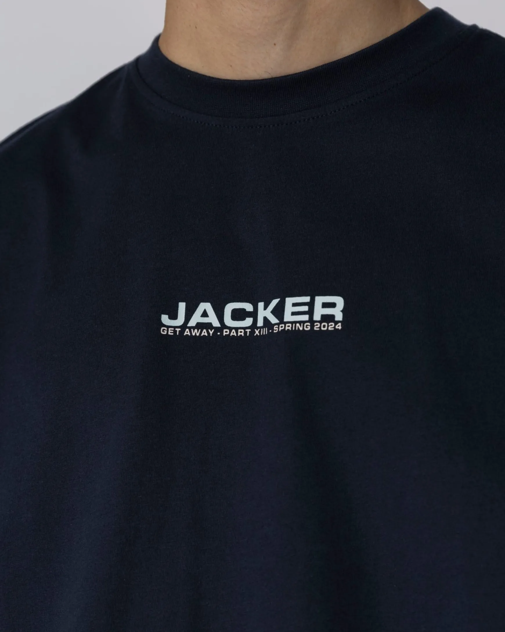Jacker Passio Garo T-Shirt-Navy