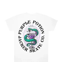 Jacker Purple Potion-T-Shirt-White