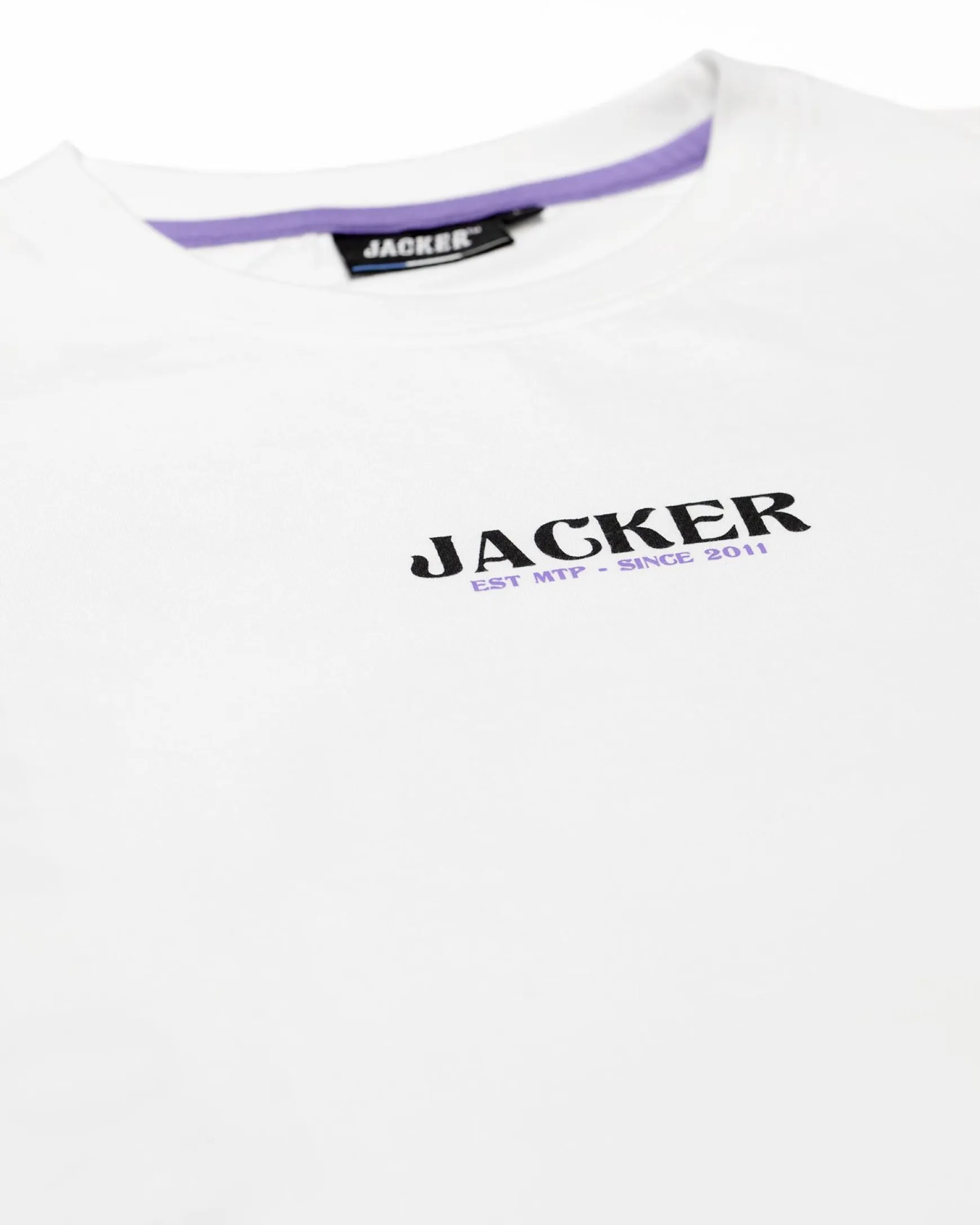 Jacker Purple Potion-T-Shirt-White